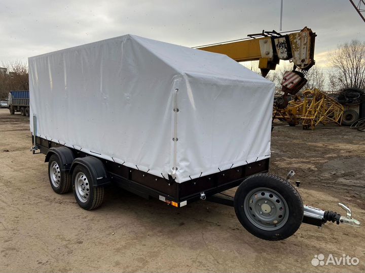 Прицеп легковой 2-х осный 4.0х1.5 с тентом