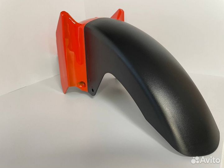 Крыло мопед пластик Оранжевое Riva SX
