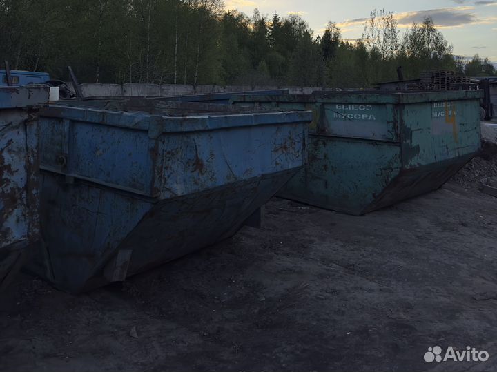 Вывоз мусора контейнер 8 куб