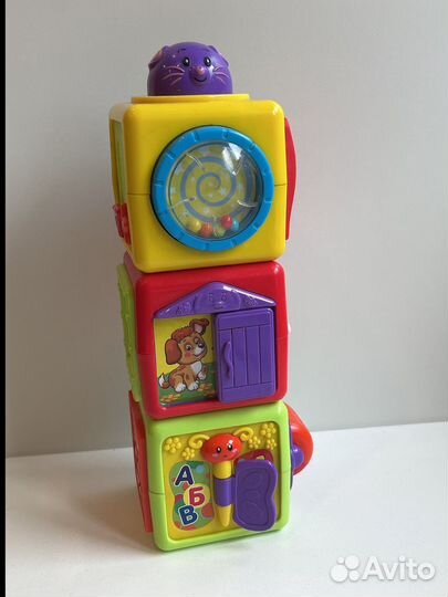 Развивающие кубики детские игрушки музыкальные