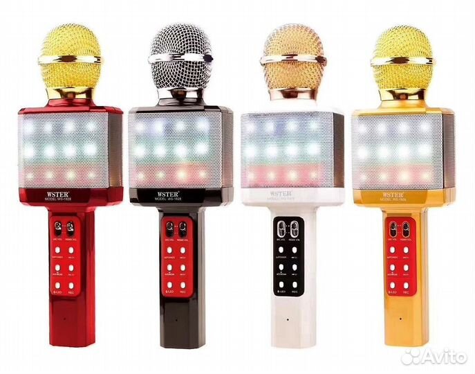 Микрофон караоке светящийся WS-1828