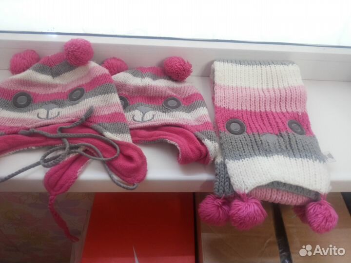 Шапки шарфы перчатки варежки