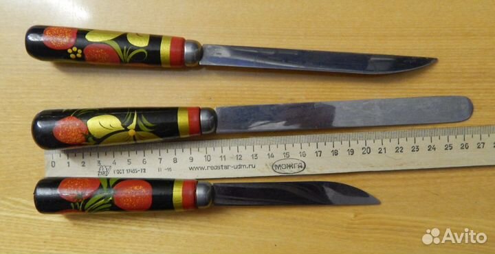 Нож столовый Хохлома