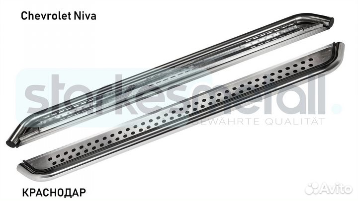 Пороги подножки Chevrolet Niva Style