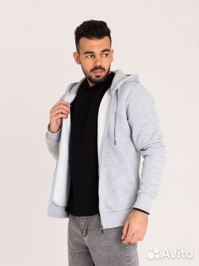 Зип худи мужская
