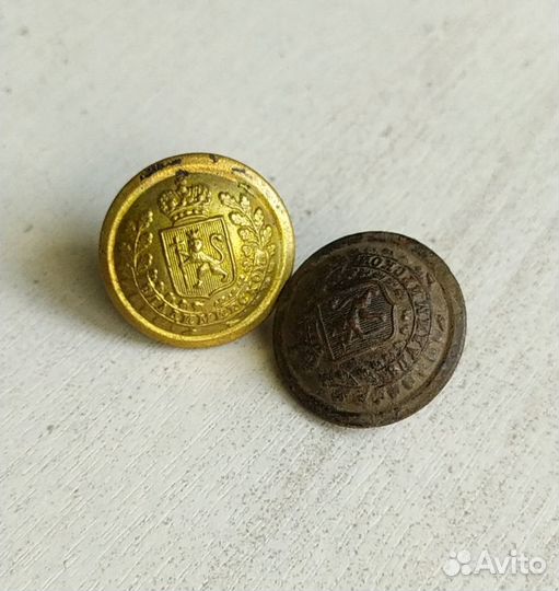 Старинные пуговицы