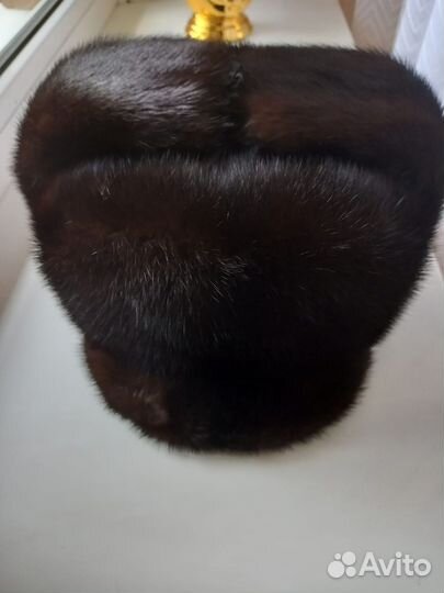 Норковая шапка мужская новая