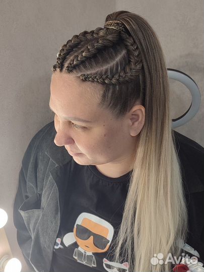 Косы Брейды Хвост
