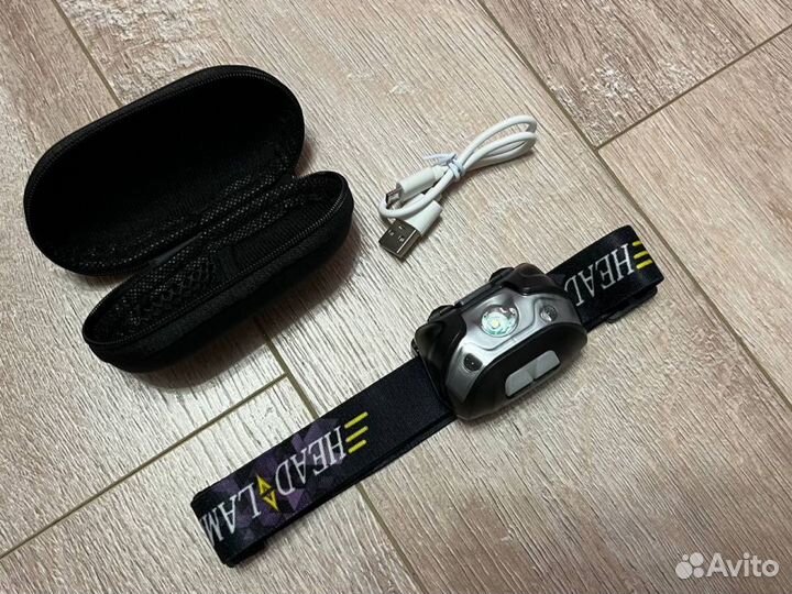 Фонарик налобный светодиодный HL-20