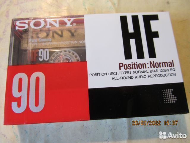 Аудио кассеты sony новые запечатанные