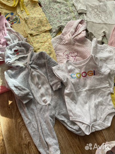 Детские вещи пакетом на девочку от 3 до 9 мес