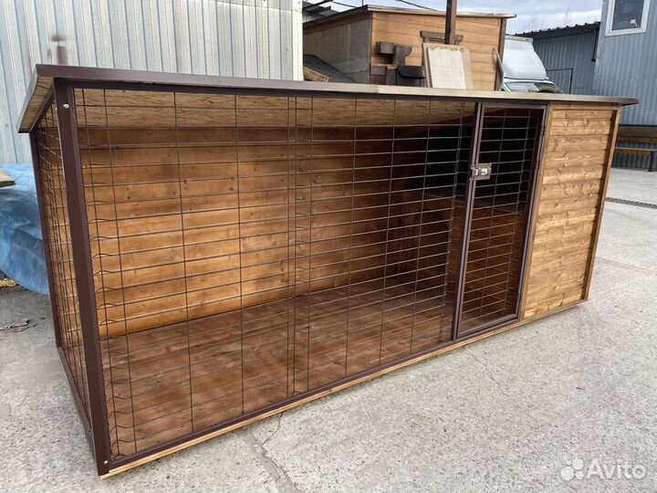 Будка-вольер для собаки