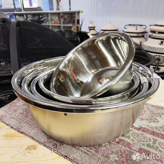 Миска нержавеющая в ассортименте