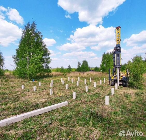 Фундамент на жб сваях под ключ