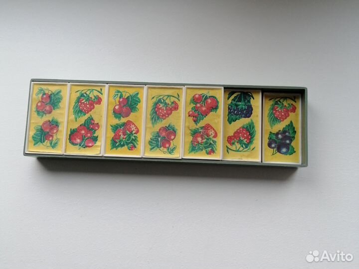 Домино СССР ягоды фрукты