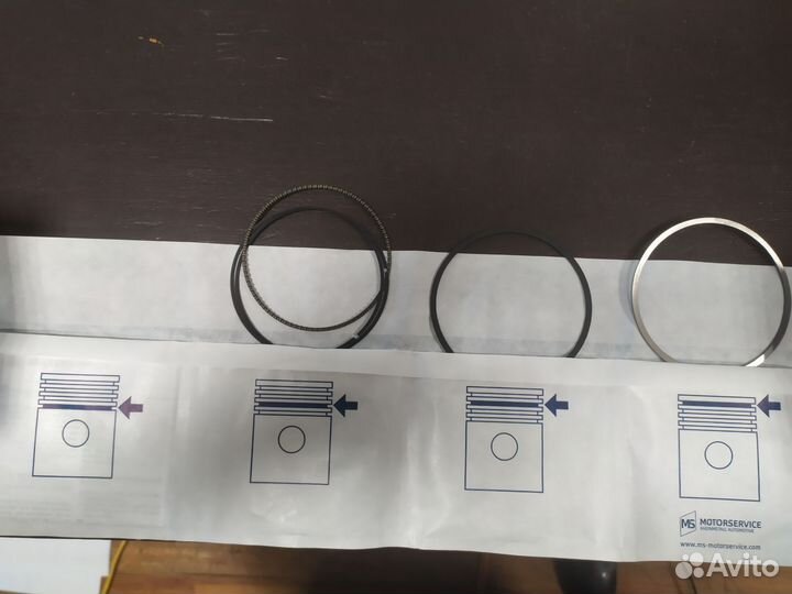 Кольца поршневые Форд Куга 1.6-1.5 Ecoboost