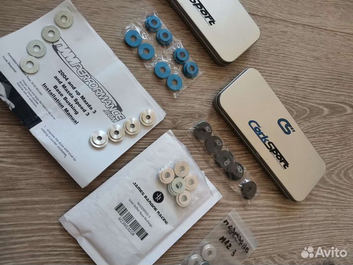 Усиленные шайбы кулисы кпп Mazda 3 6 + MPS