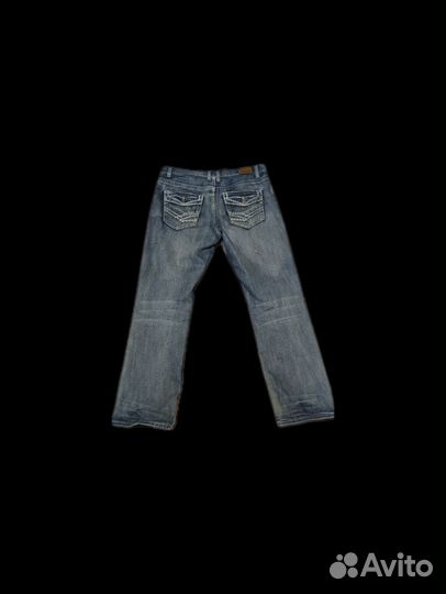 Винтажные джинсы широкие