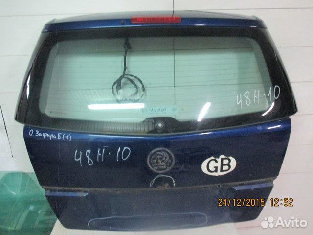 Дверь багажника со стеклом Опель Зафира Б