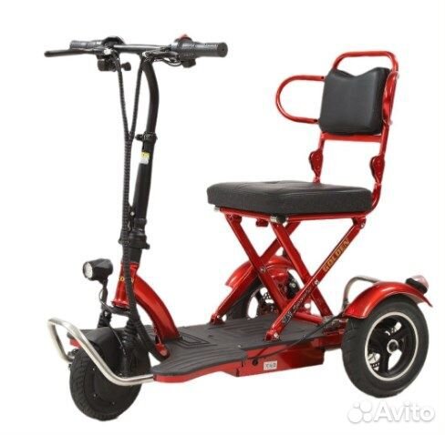 Трицикл складной электрический