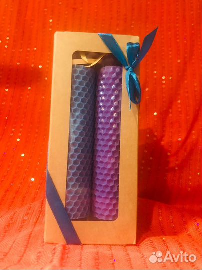 Свечи из вощины ручной работы