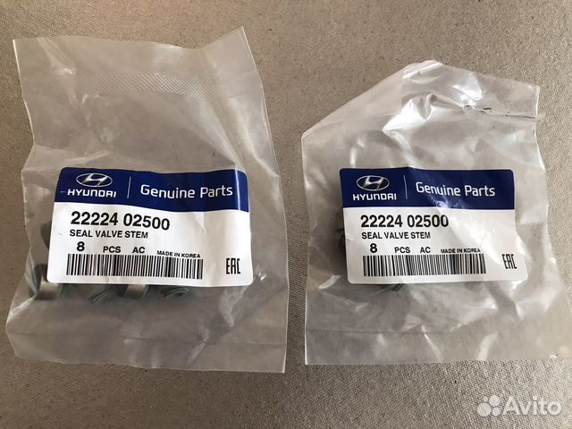 Маслосьемные колпачки hyndai / kia