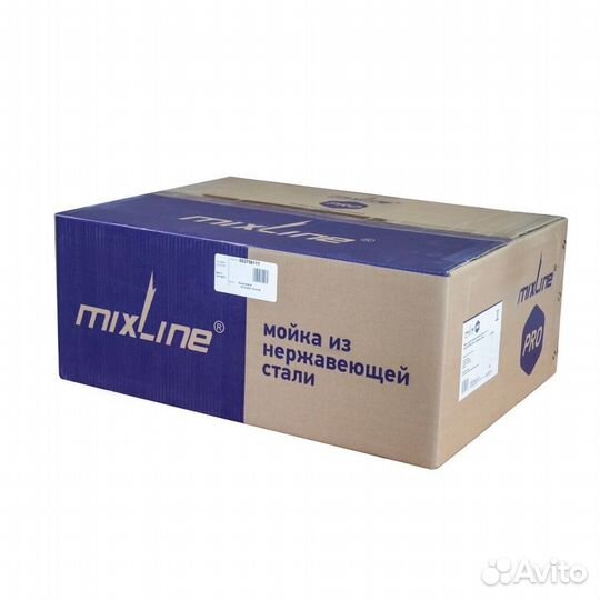 Мойка 75Х46см (3,0) вып 3 1/2 mixline PRO 21,5см