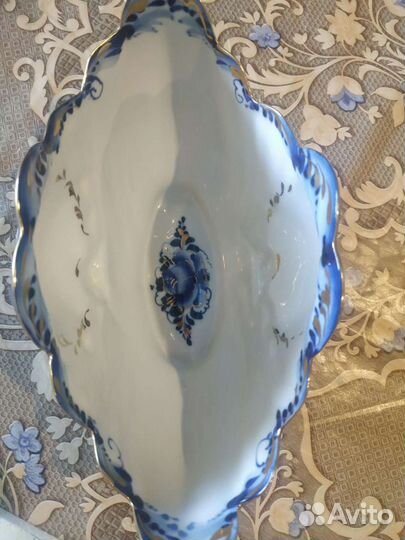 Конфетница гжель