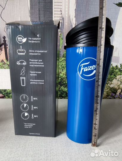 Термокружка и бутылки для воды, новые и б/у