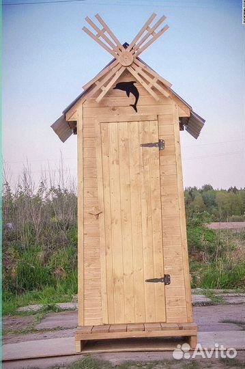 Уличный туалет деревянный JTP