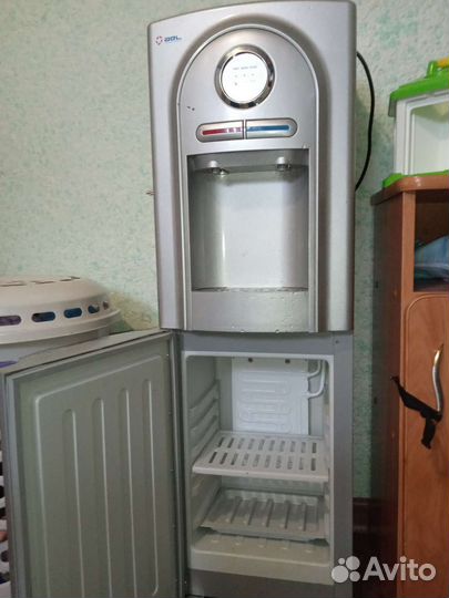 Кулер для воды AEL-122B silver С холодильником
