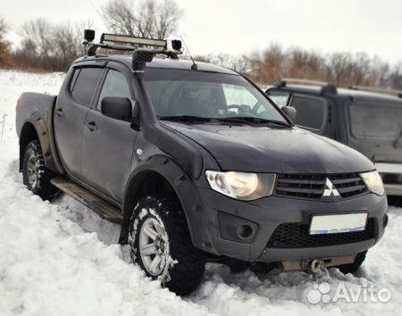 Расширители колёсных арок Mitsubishi L200 2005-201