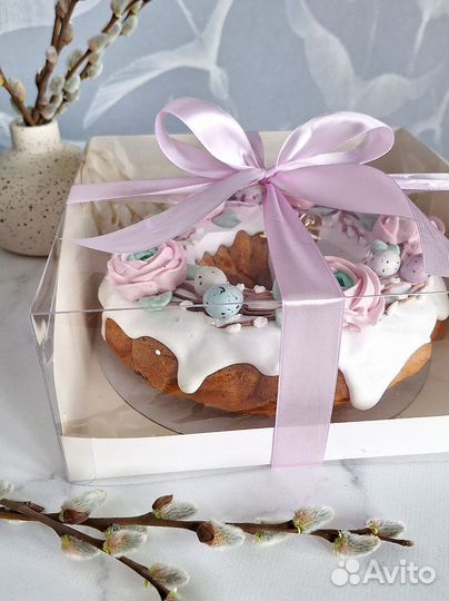 Пасхальный кекс Венок бездрожжевой