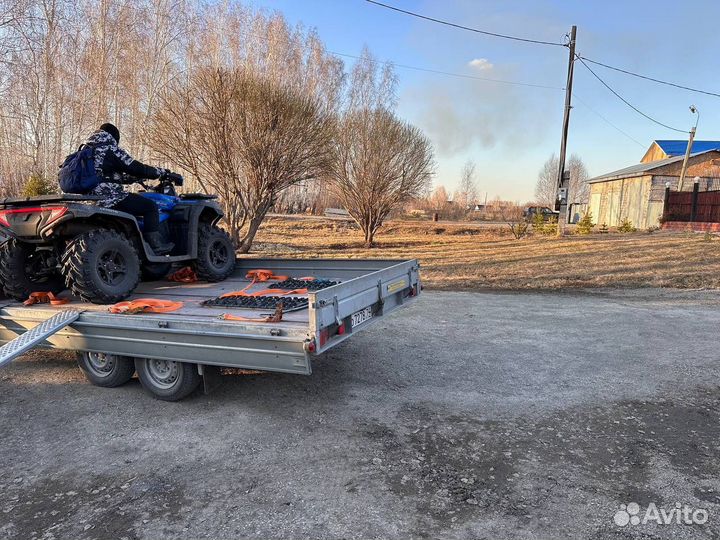Прицеп для двух квадроциклов
