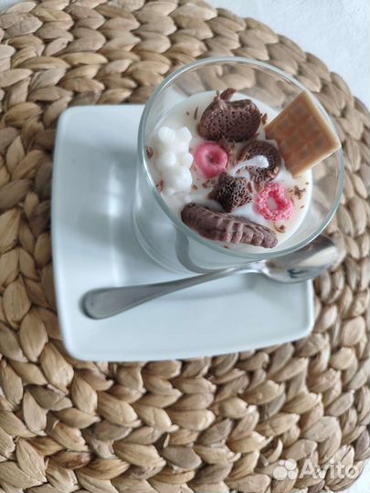 Ароматическая свеча ручной работы