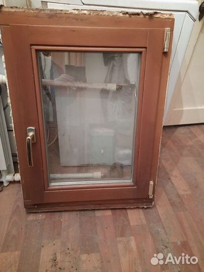 Окно деревянное стеклопакет 2х камерный