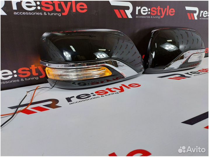 Накладки на зеркала Toyota Land Cruiser 200 S605