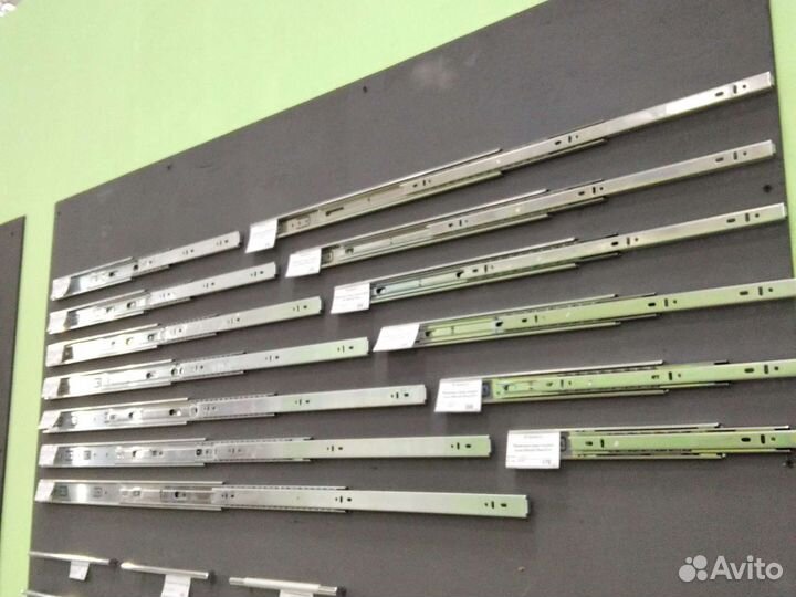 Направляющие шариковые телескопические роликовые