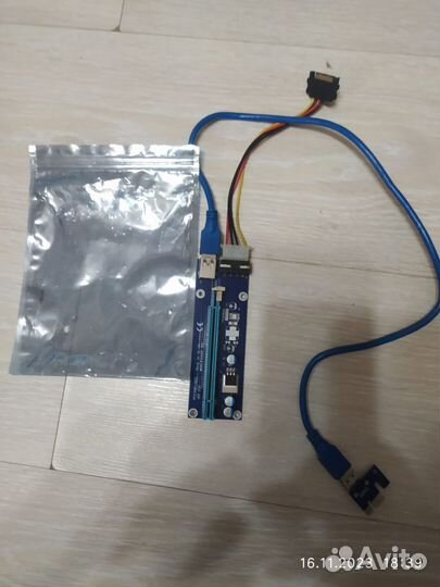 Райзер Molex ver. 006 для видеокарт pcie 4.0