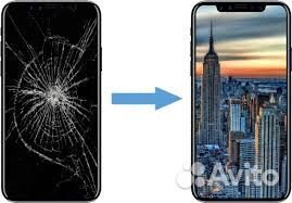 Переклейка дисплеев