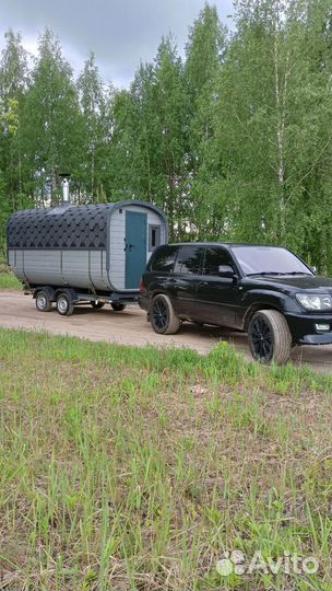 Баня бочка на прицепе аренда Ярославль NEO