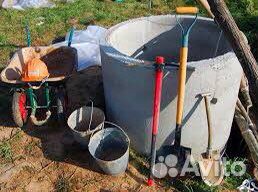 Рытье колодцев,продажа жб колец