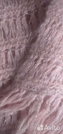 Шарф палантин теплый,ажурный