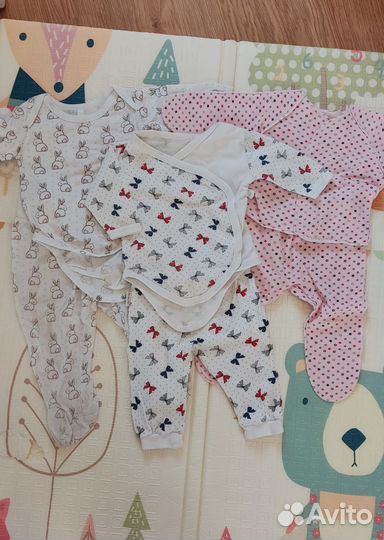 Вещи пакетом для девочки 56-62-66