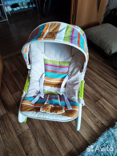 Шезлонг детский с вибрацией