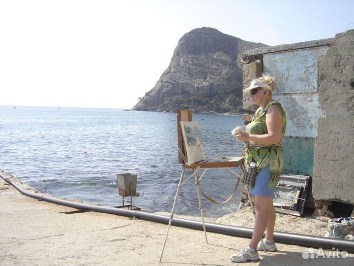 281 Зимний вечер в Ялте кисти Анны Давыдченко