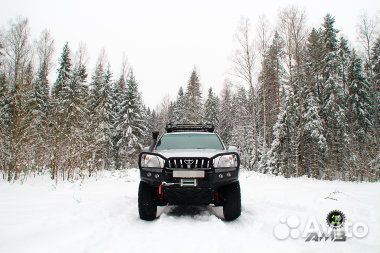 Силовой бампер передний Toyota Land Cruiser 120 (С