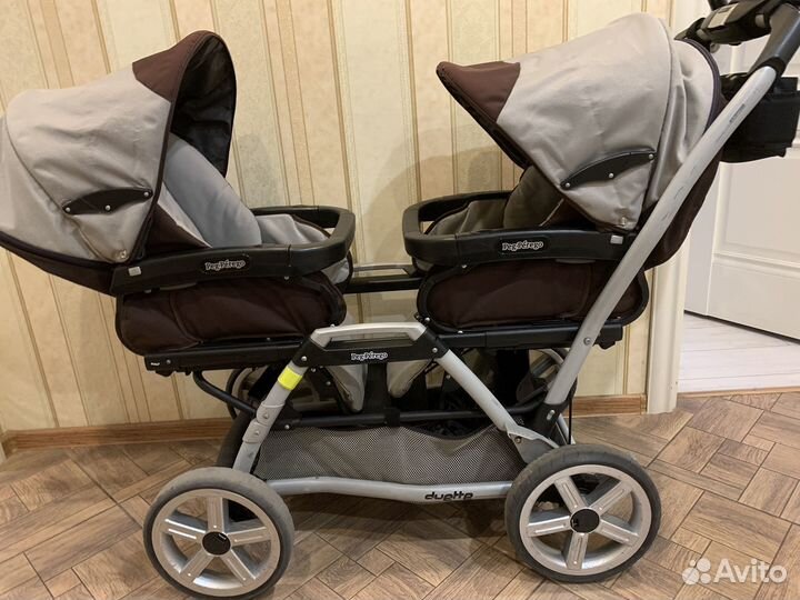 Коляска для двойни peg perego duette