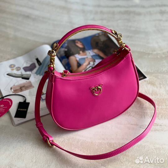 Сумка женская натуральная кожа Pinko 3 цвета