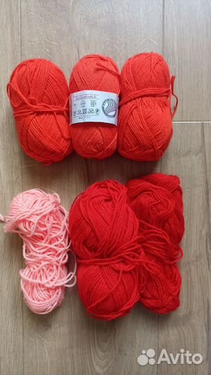 Пряжа нитки для вязания/ разные